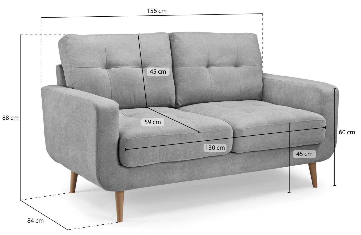 Aurora Sofa 2 Seater
