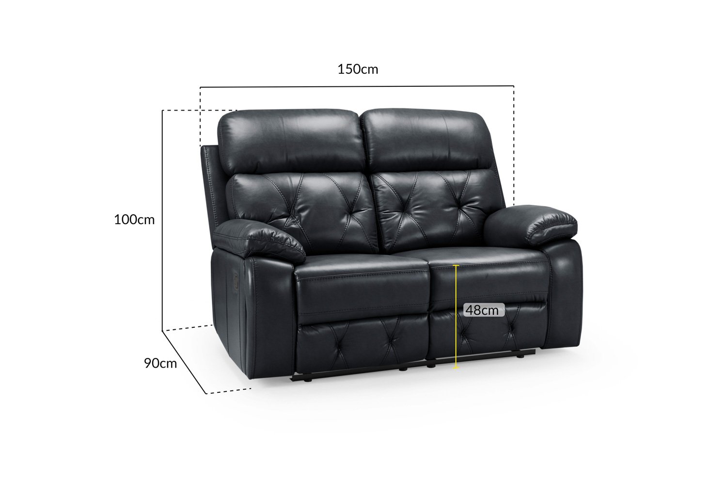 Cody Recliner Sofa 2 Seater - Image 3