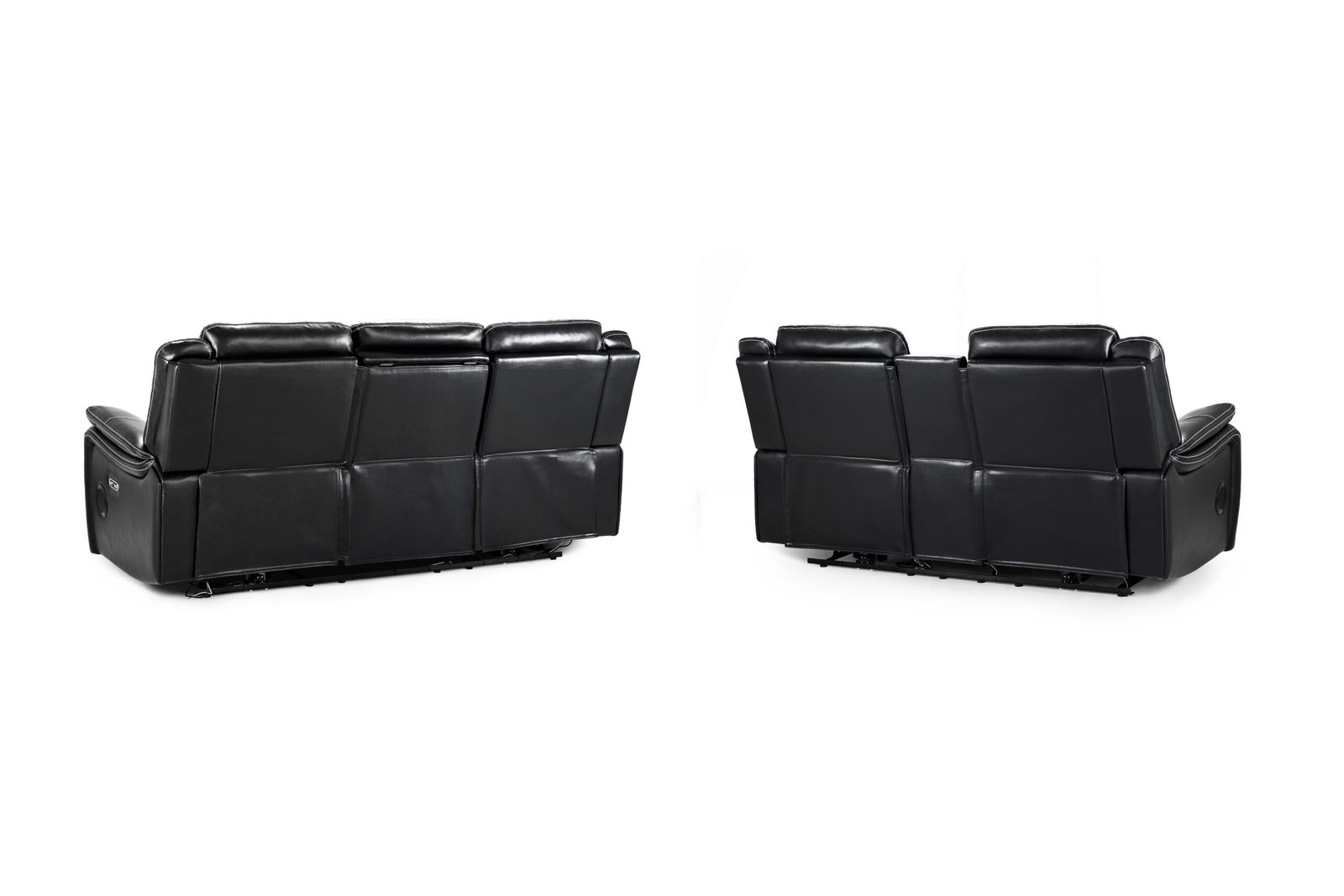 Galaxy Tech Recliner Sofa 3+2 Set - Image 2