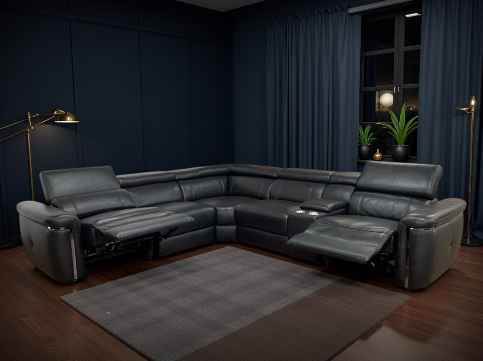 Somerville Electric Recliner Sofa Large Corner