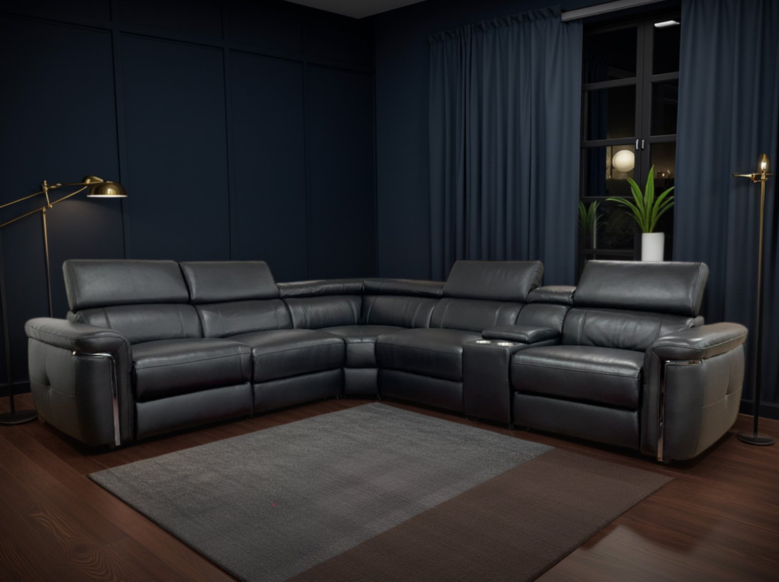 Somerville Electric Recliner Sofa Large Corner - Image 2