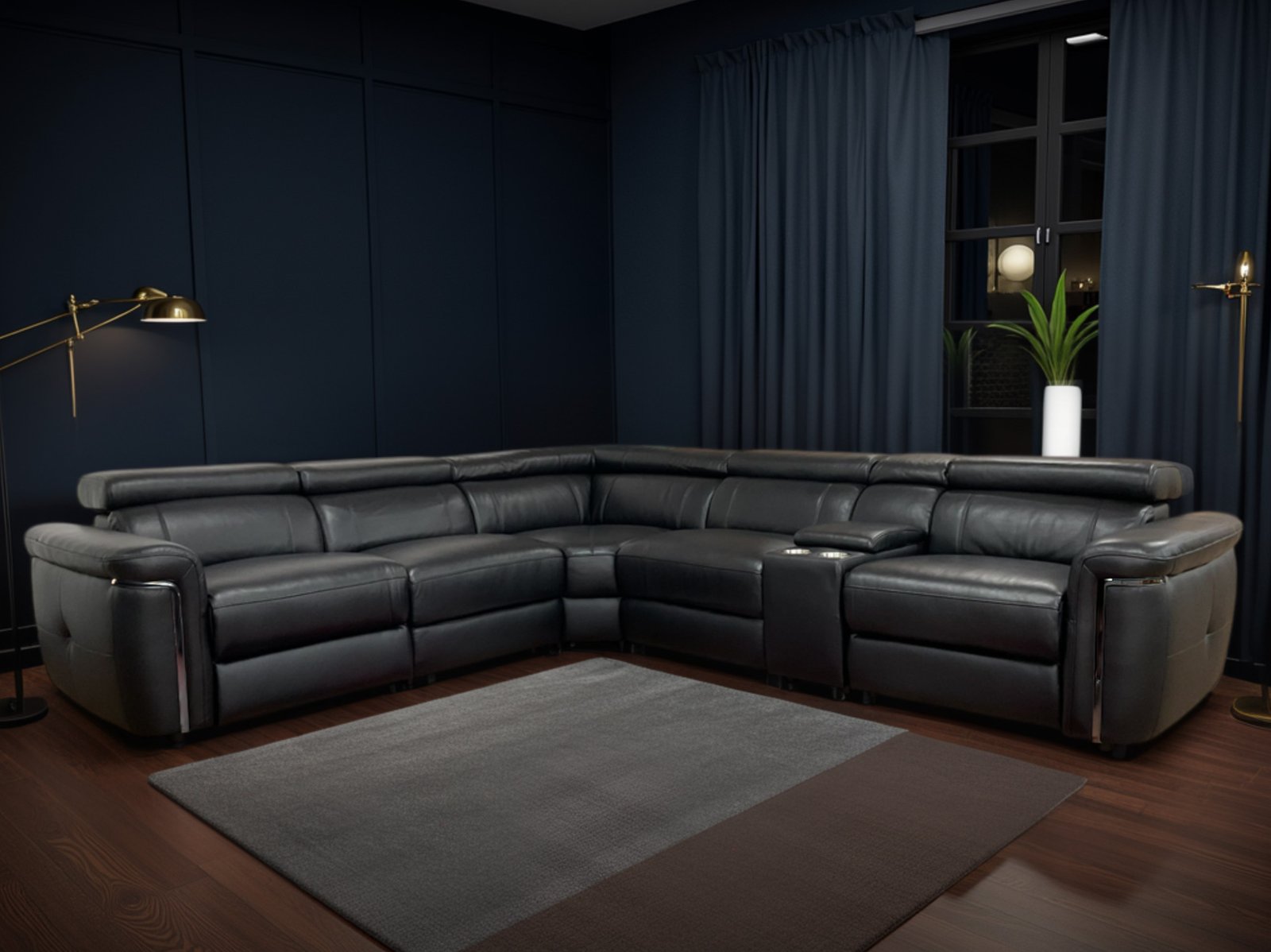 Somerville Electric Recliner Sofa Large Corner - Image 3